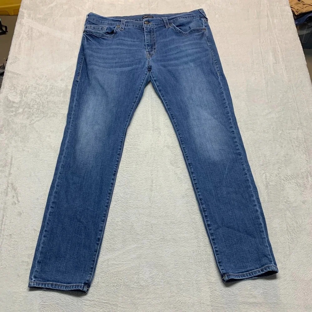 True Religion‎ Rocco Relaxed Jeans Men's 41x33 Blue Denim 5-Pockets